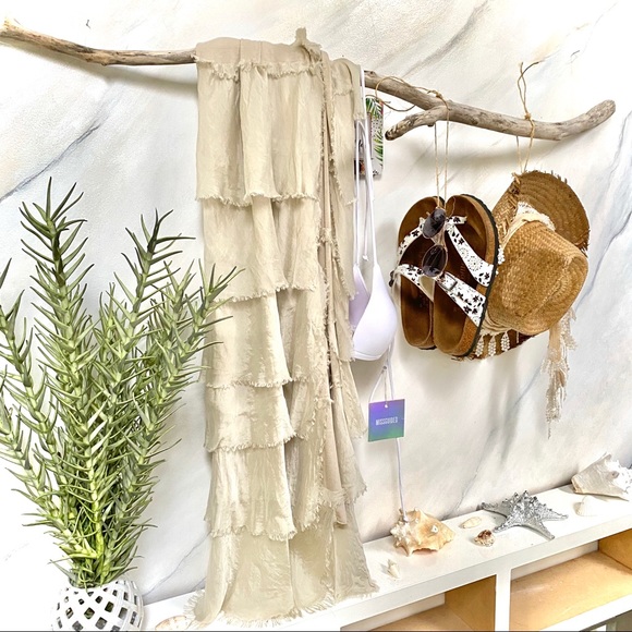 Vintage Dresses & Skirts - 🤍BOHO beach DREAM skirt-made in ITALY